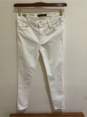 J Brand White Skinny Jeans 30
